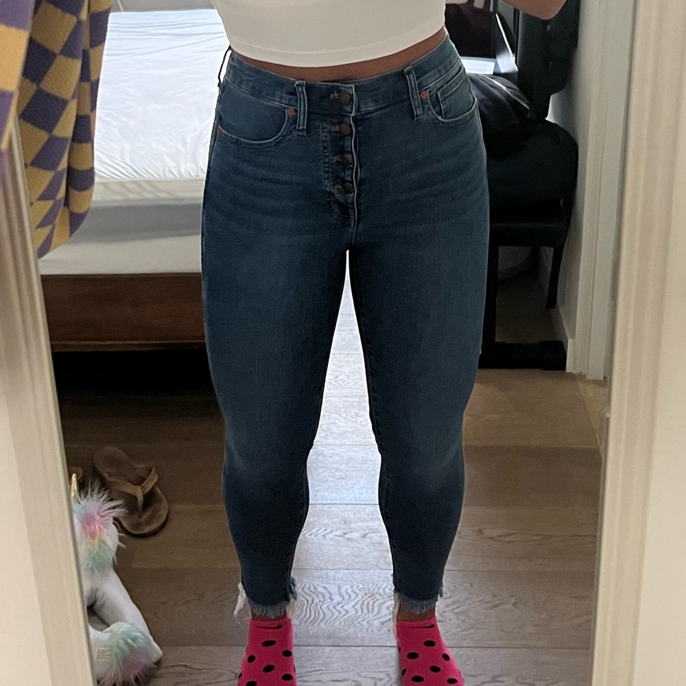Madewell Blue Skinny Jeans